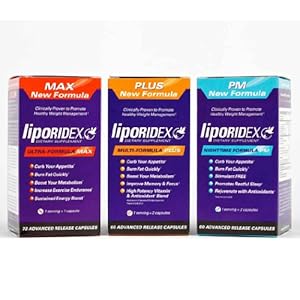 Weight Loss Supplement Combo Stack, Thermogenic Fat Burner & Appetite Suppressant Weight Loss Stack - LIPORIDEX SYSTÉME1 Combo-StakTM - BEST VALUE Diet Combo Kit and Fat Loss Supplement Stack. Save and Lose More Now