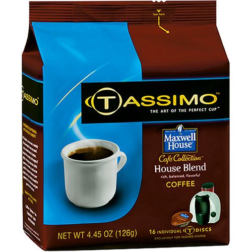Maxwell House Cafe Collection Coffee T-Discs for Tassimo Systems 80 ct.