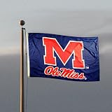 Ole Miss Double-Sided 3x5 Flag