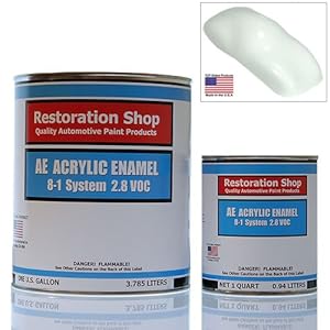Toyota White QUALITY ACRYLIC ENAMEL Car Auto Paint Kit