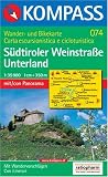 Kompass Karten, S&uuml;dtiroler Weinstra&szlig;e, Unterland - 