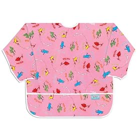 Bumkins Waterproof Art Smock - Dr. Seuss Pink One Fish