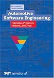 Automotive Software Engineering: Principles, Processes, Methods, and Tools