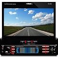 T�GA TG-802 Autoradio Moniceiver Bluetooth Freisprecheinrichtung 7" / 18 cm LCD TFT Touchscreen codefree DVD/CD Player SD USB mp3 Single DIN (DIN 1) inkl. Fernbedienung