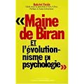 Maine de Biran et l'�volutionnisme