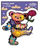 Dan Morris - Grateful Dead Dancing Bear With a Red Rose - Sticker / Decal AD985