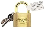 WAKI TWE シリンダー錠 バラ 45mm