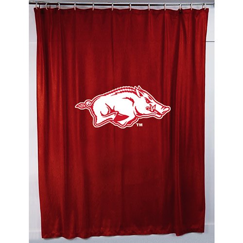 Sports Coverage Arkansas Razorbacks Shower Curtain