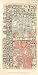 Ancient MAYAN Hieroglyphics -- Four ANTIQUE Lithographs