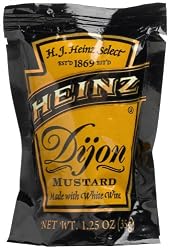 Heinz Dijon Mustard, 1.25-Ounce Single Serve Pouches (Pack of 100)