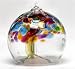 Kitras Art Glass - Oil Lamp - Hand Blown Glass - 6 - TREE OF ENCHANTMENT - SUMMER - OL-TREE-06-SU