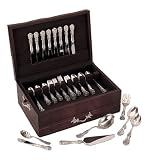 Reed & Barton Francis First 100 Year Anniversary 100-Piece Sterling Silver Flatware Set with Service for 12, including 16 Serving Pieces Complete with Handcrafted Chest