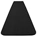 House, Home and More Skid-Resistant Carpet Runner - Black - 8 Feet X 27 Inches