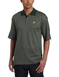 MLB Oakland Athletics Mens Drytec Resolute Polo Knit Short Sleeve Top, Hunter, Large