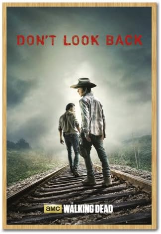 The Walking Dead Don't Look Back Poster Beech Framed & Satin Matt Laminated - 96.5 x 66 cms (Approx 38 x 26 inches)