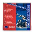 Konstsmide 3749-100 LED Lichternetz (64 warm wei�e Dioden, 2x2 Meter, 24V Au�entrafo, 1.92W, schwarzes Kabel)