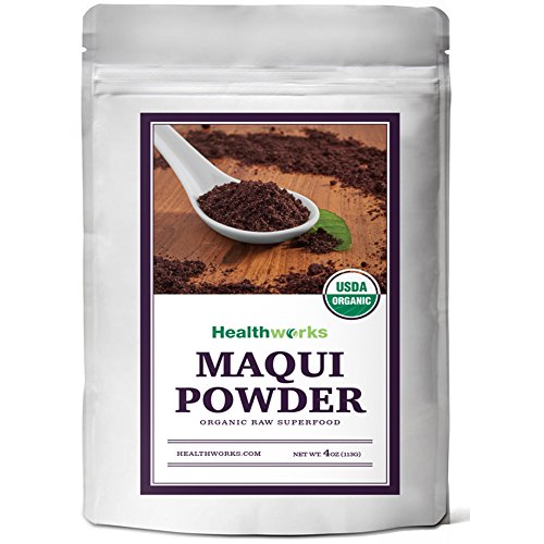 Healthworks Maqui Berry Powder Raw Organic, 4 Ounce