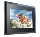 Polaroid XSU-01250B 12 Glass Digital Picture Frame - Piano Black