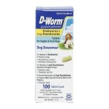 D-Worm Tablets for Puppies & Small Dogs, 100 count