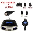 BESTEK car cigarette lighter socket usb socket car charger Cigarette Lighter adapter dc to dc adapter for car charger adapter usb car charger socket car adapter socket car socket splitter car splitter adapter 3 way plug socket usb socket outlet three way car splitter charger dc charger with 12V socket 3 way car power adapter with 24V socket Samsung car charger PDA car charger LG car charger motorola car charger sony car charger mp3 car charger mp4 car charger blackberry car charger for iphone 4 3gs car charger ipad car charger for ipod,cellphone,gps car Charger,psp,nokia,nds car charger ( black, UV oil coted )MRS152 - UV -10