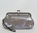 Coach New Audrey Sequins Framed Wristlet Grey & Silver - Coach 45389SLV