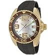 Invicta Womens 0498 Angel Collection Diamond Accented Dial Black Polyurethane Watch