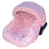 Infant Baby Gifts PINK HAWAIIAN CAR SEAT Cover SLIP-EEZ