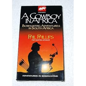 A COWBOY IN AFRICA - Bowhunting Adventures in South Africa VHS 1995, 85 Minutes