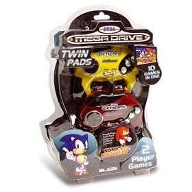 Sega Megadrive Twin Controller Pack Complete with 10 games