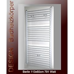 Badheizk�rper SZ / Designbadheizk�rper Berlin 2, 113x60cm, 791 Watt, wei�