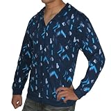 Mens Fox Bending Block Racing Sweatshirt Hoodie Jacket - X-Large
