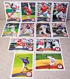 Texas Rangers - 2011 American League Champions- 2011 Topps Baseball Cards Complete TEAM SET: (Series 1 & 2 & Update) 40 Cards including Josh Hamilton, Mitch Moreland, David Murphy, Andrus, Harrison, Holland, Kinsler, Wilson, Feliz, Gentry, Ogando, Napoli & more!