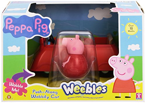 Peppa Pig Weebles Push Along Wobbily Car (Dispatched from UK)