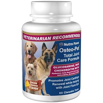 Set A Shopping Price Drop Alert For Osteo-Pet Total Joint Care for Dogs - Glucosamine Chondroitin, MSM, Hyaluronic Acid, Boswellia and more.