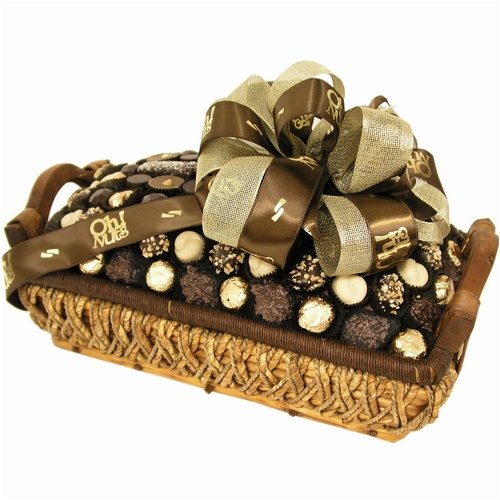 Chocolate Square Wicker by Oh! Nuts
