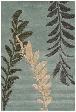 Jaipur Rugs Inc Hand Tufted, Branching Off Sea Blue/Sea Blue, 8 by 11 Feet
