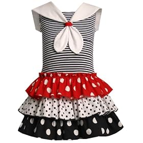 Buy Bonnie Jean Girls 2-6x Knit Top To Woven Skirt by Bonnie Jean