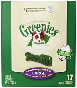 Greenies Tub-Pak Treat for Dogs, 27-Ounce, Large