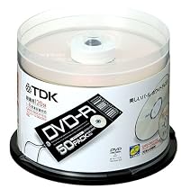 TDK DVD-R録画用 1-8倍速記録対応 50枚入り [DVD-R120ALX50PU]