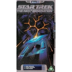 Star Trek The Next Generation - Vol. 5.4 - New Ground / Hero Worship / Violations [VHS]