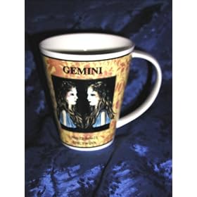 Astrology ZODIAC MYSTIC GEMINI LARGE COFFEE or TEA CUP, SOUP and HOT CHOCOLATE MUG