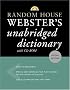 Random House Webster's Unabridged Dictionary with CD-ROM