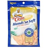 Mr. Clean 1133-01 Fashion Fit Gloves with Lotion, Size Large, Case of 12 Pairs of Gloves