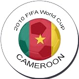 Cameroon Flag World Cup South Africa 2010 FIFA Button Pin Badge 2.25"