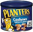 Planters Cashews, Halves and Pieces, 9.25-Ounce Canisters (Pack of 4)
