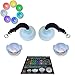 UltraPoi - UltraKnob LED Swivel Handles Set (Pair (2)) - Rainbow LED Poi | Raves and Concerts