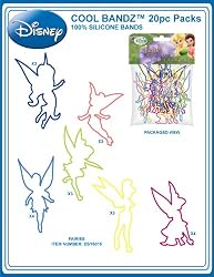 Cool Bandz Silly Bandz Disney Fairies Licensed Bandz - 20 Ct