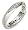 4mm modern white gold diamond wedding band ring (0.36cts diamonds 14K Gold)