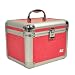 Roo Salon Beauty Box Case Medium Rose Croc Coral