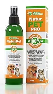 Best PROBIOTICS FOR DOGS & CATS- NaturPet Pro - Healthy Fur, Skin, Paws & Ears! Works Or Your Money Back. Keep Your Dog Happy & Clean. Protect From Bad Breath, Fleas, Itching, Bald Spots, Looking Unclean + More. Buy 1 Get 1 30% Off! Probiotic Sprays for Dogs